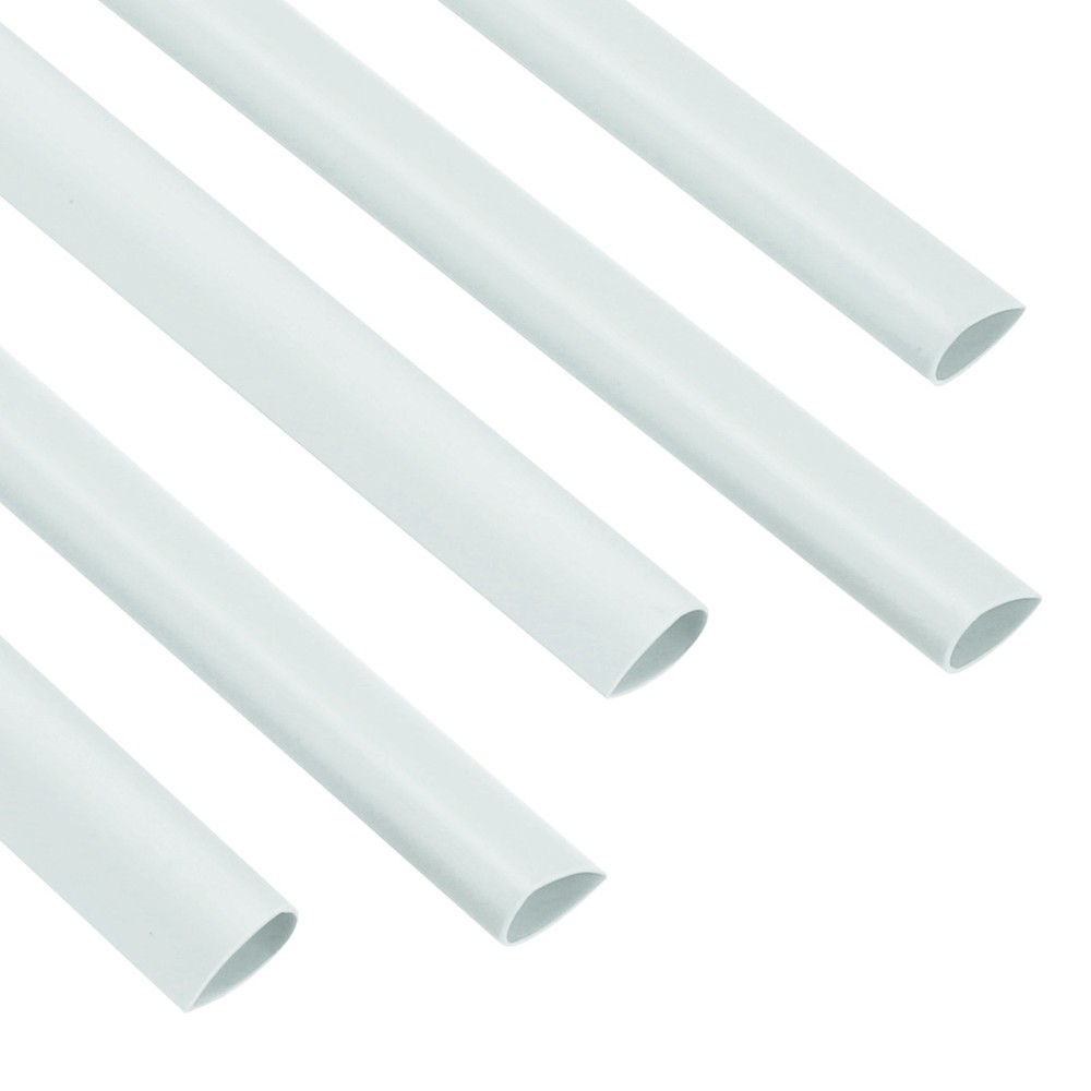 30Pcs Binding Bars, 8mm Binding Bars 50 Sheets Capacity, White