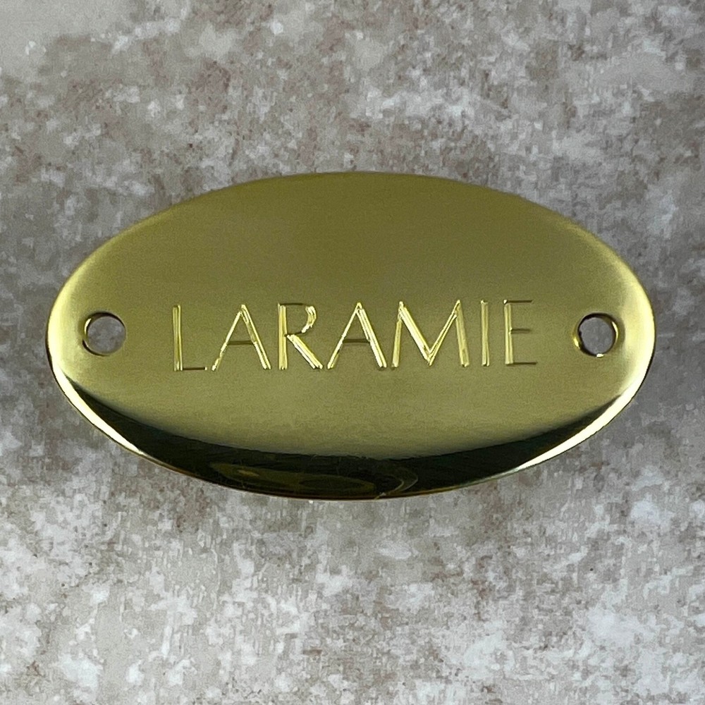 Custom Engraved Tags Personalized NAME PLATE Tags NAME PLATE NATURAL BRASS OVAL