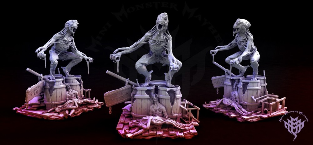 Plagued Bartender Legion Terrain Scenery Tabletop Miniatures