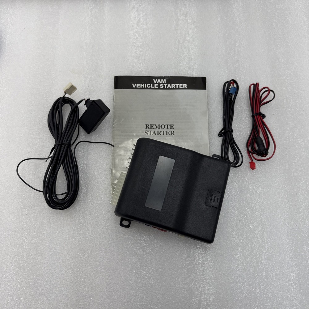 US AUTO SECURITY VEHICLE STARTER MODULE w/ LED / VALET BUTTON SWITCH / ANTENNA