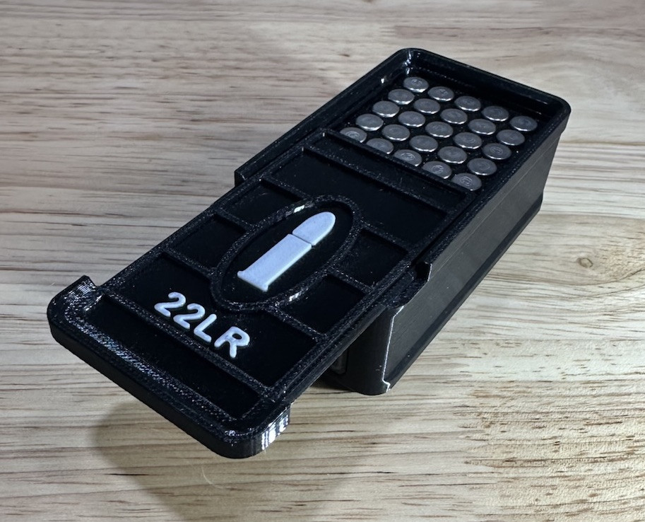 Stackable 22LR Ammo Box 50rd Capacity (3 Pack)