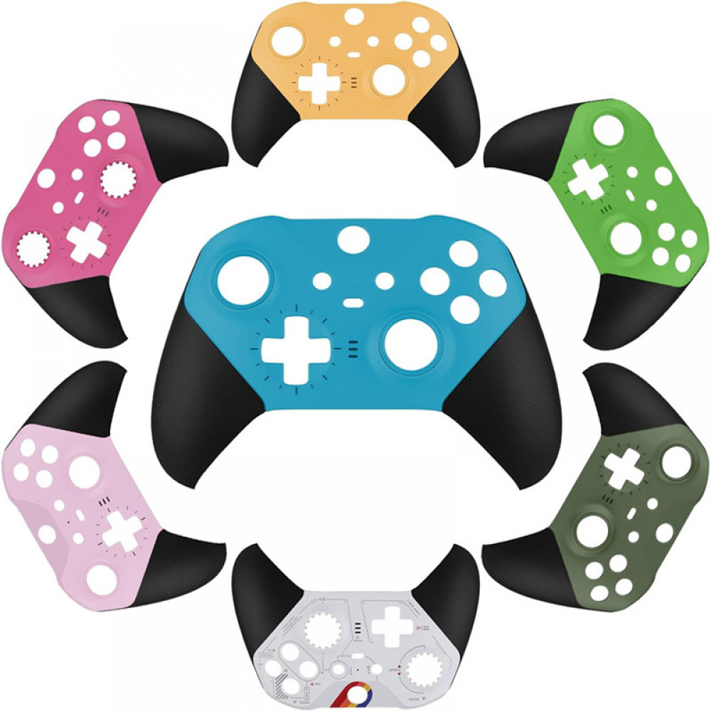 Faceplate Shell Replacement for Xbox One Elite Series 2 Controller+Accent Rings