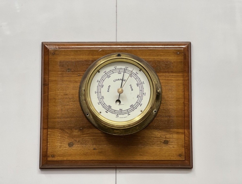 Ship Rain Change Fair Compensated Barometer Made in Western Germany