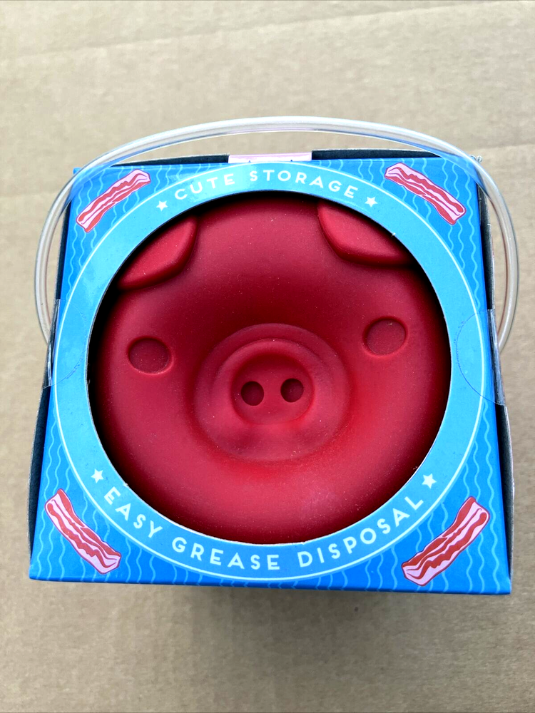 NEW Talisman Designs Original Silicone Bacon Bin Grease Strainer & Storage