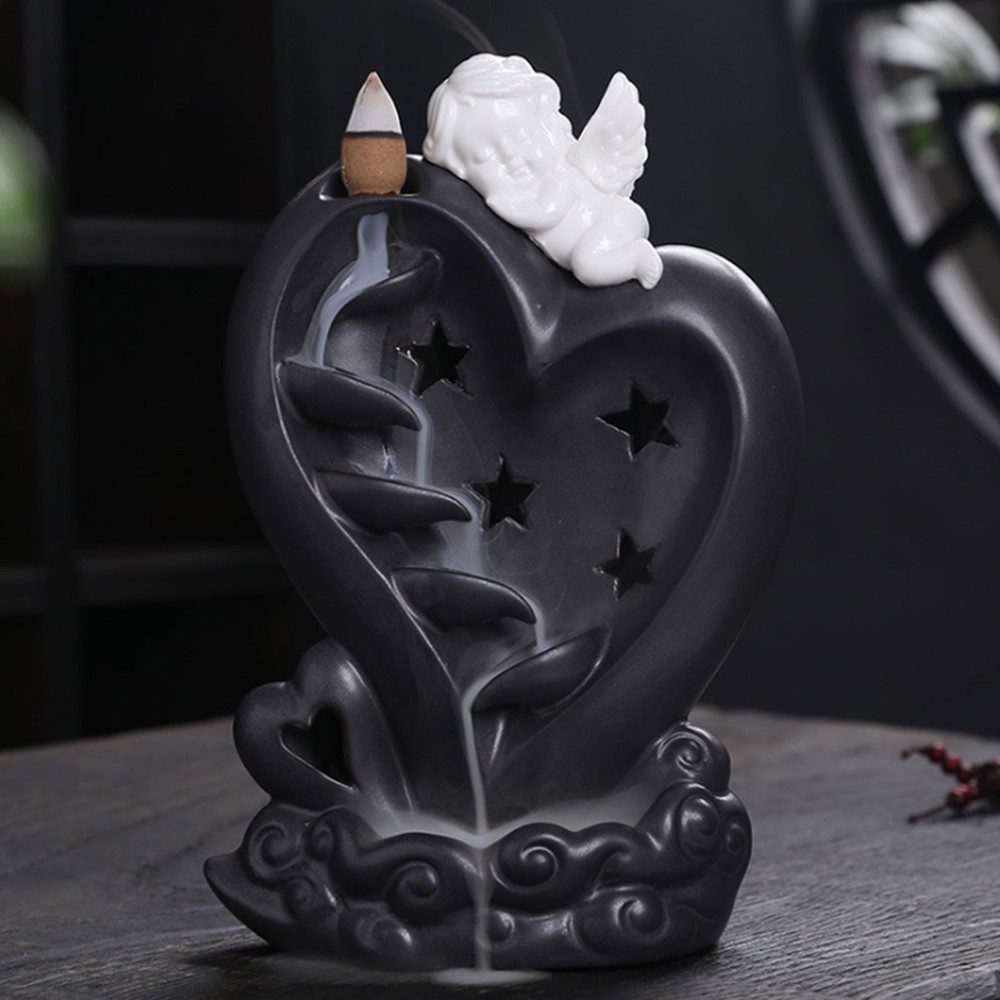 Backflow Incense Holder Ceramic Backflow Incense Angel Backflow Incense Holder