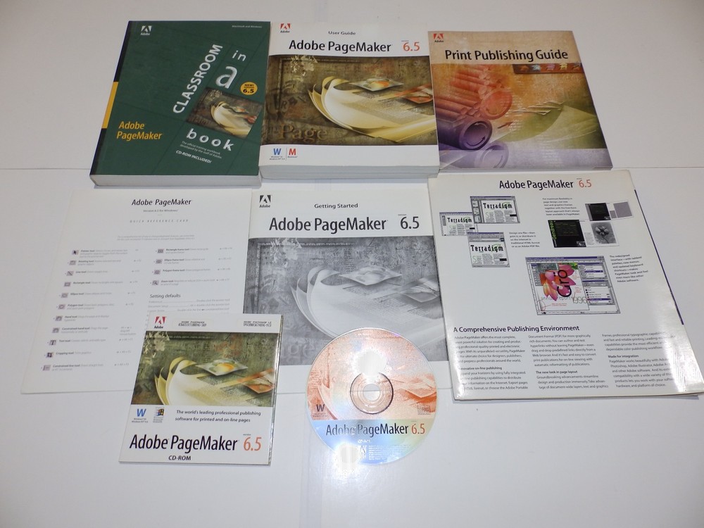Vintage Software - Adobe PageMaker for Windows v5.0 / 6.0 / 6.5
