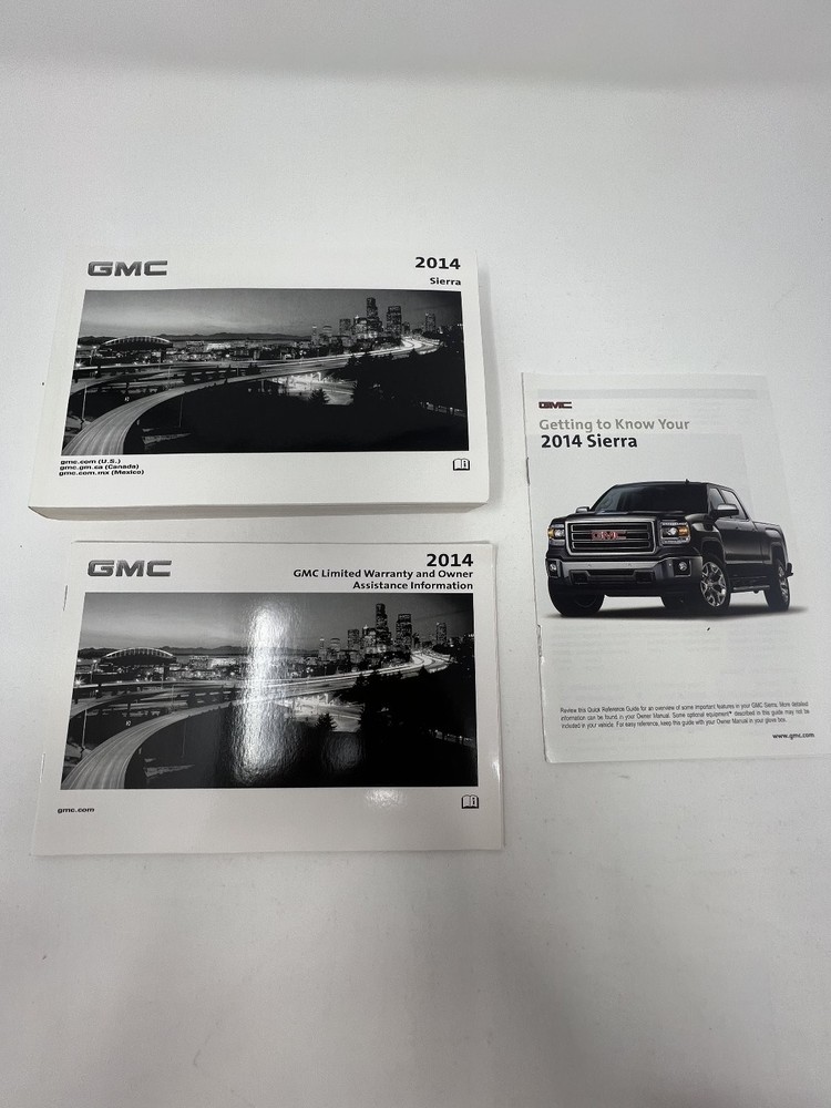 2014 GMC Sierra Owners Manual OEM Complete Set