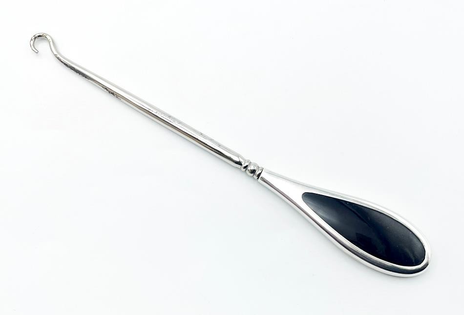 ART DECO SILVER BUTTON HOOK LONDON 1929