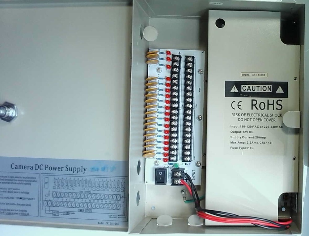 CCTV Camera Power Supply Box CP1218-20A