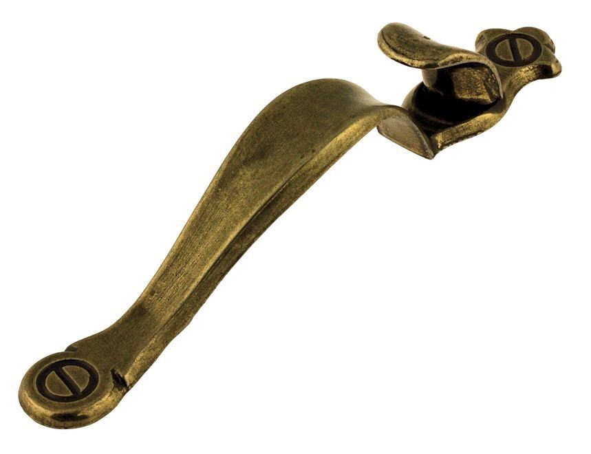 (25 Pack) 3" Vintage Vertical Pull With Thumb Rest Antique English