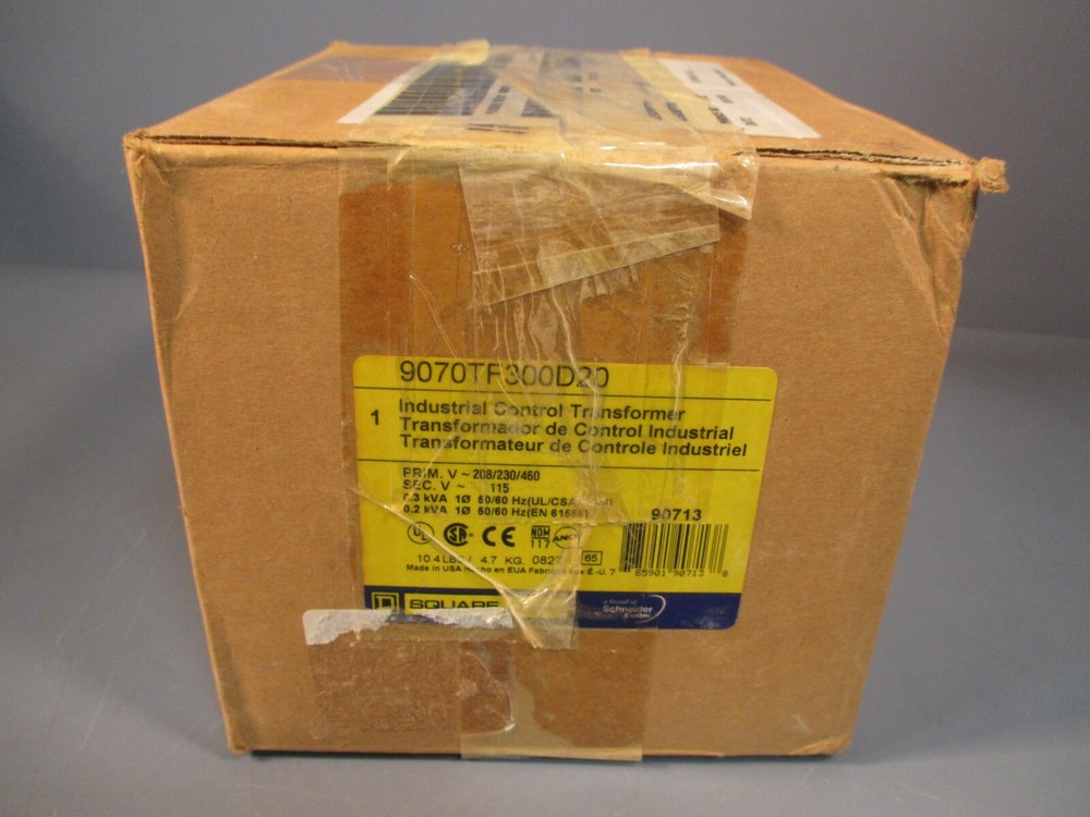 Square D Industrial Control Transformer 9070TF300D0