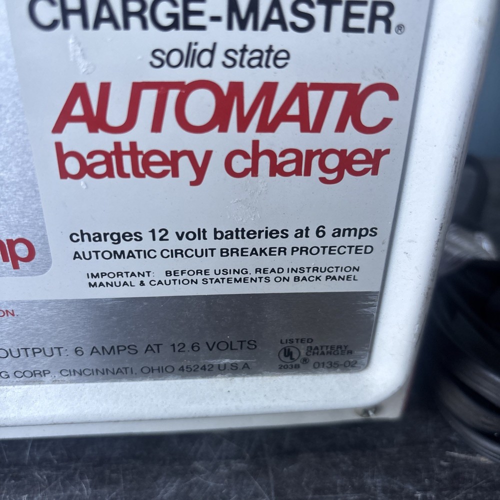 Schauer Automatic Battery Charger Model 0135-02 – 12 volt 6 Amp As Is Untested