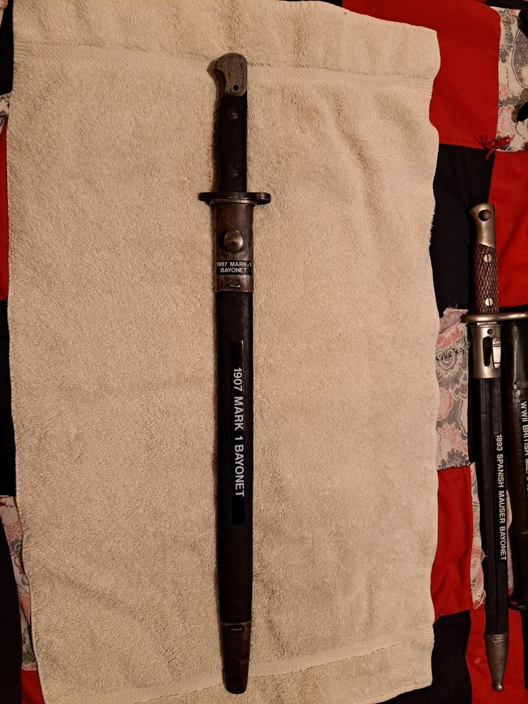 1907 Mark 1 (Wilkinson) Bayonet With Scabbard