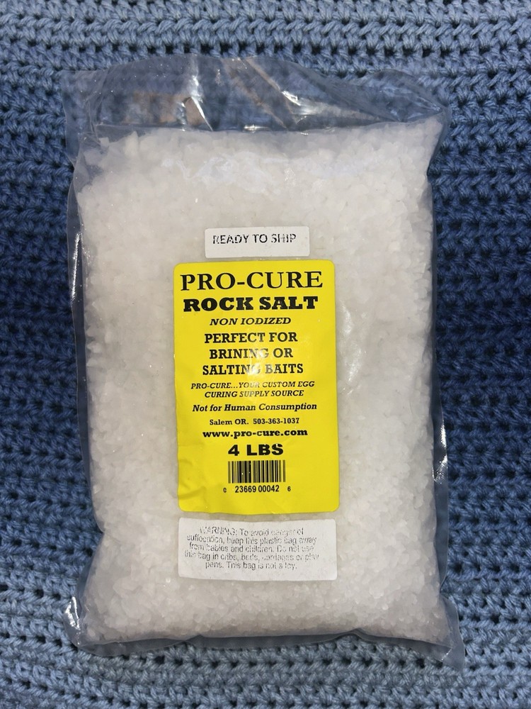 Pro-Cure Bulk Rock Salt, 4 Pound Poly Bag