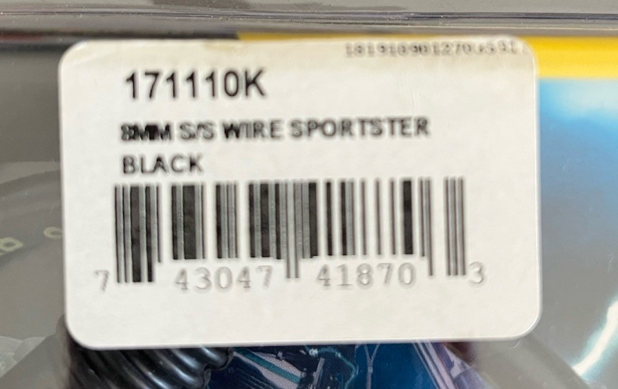 Accel 8mm Spark Plug Wire Set, Black 171110K