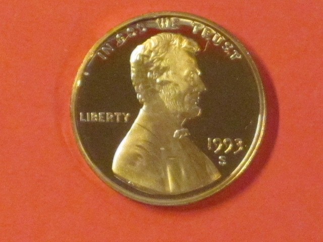 1993-S  Proof Small Cent (L2)