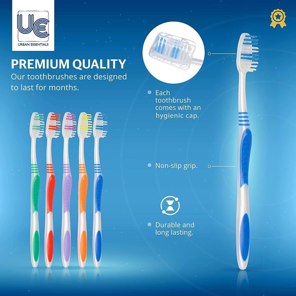 100 pack Bulk wholesale 50 Individually Wrapped Toothbrushes & 50 Toothpaste