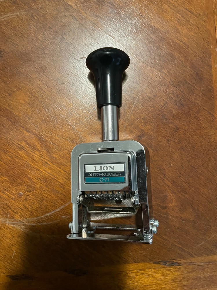 Lion Auto Numbering Machine six-wheel