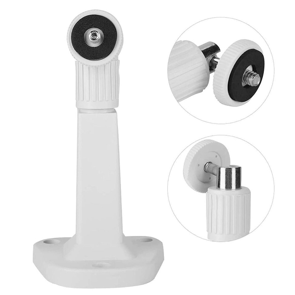Adjustable Security Camera Wall Mount Bracket - 360 Degree Swivel Support