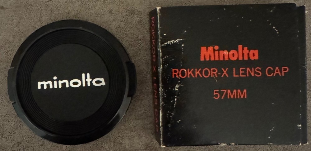 Vintage Minolta 57MM Lens Cap