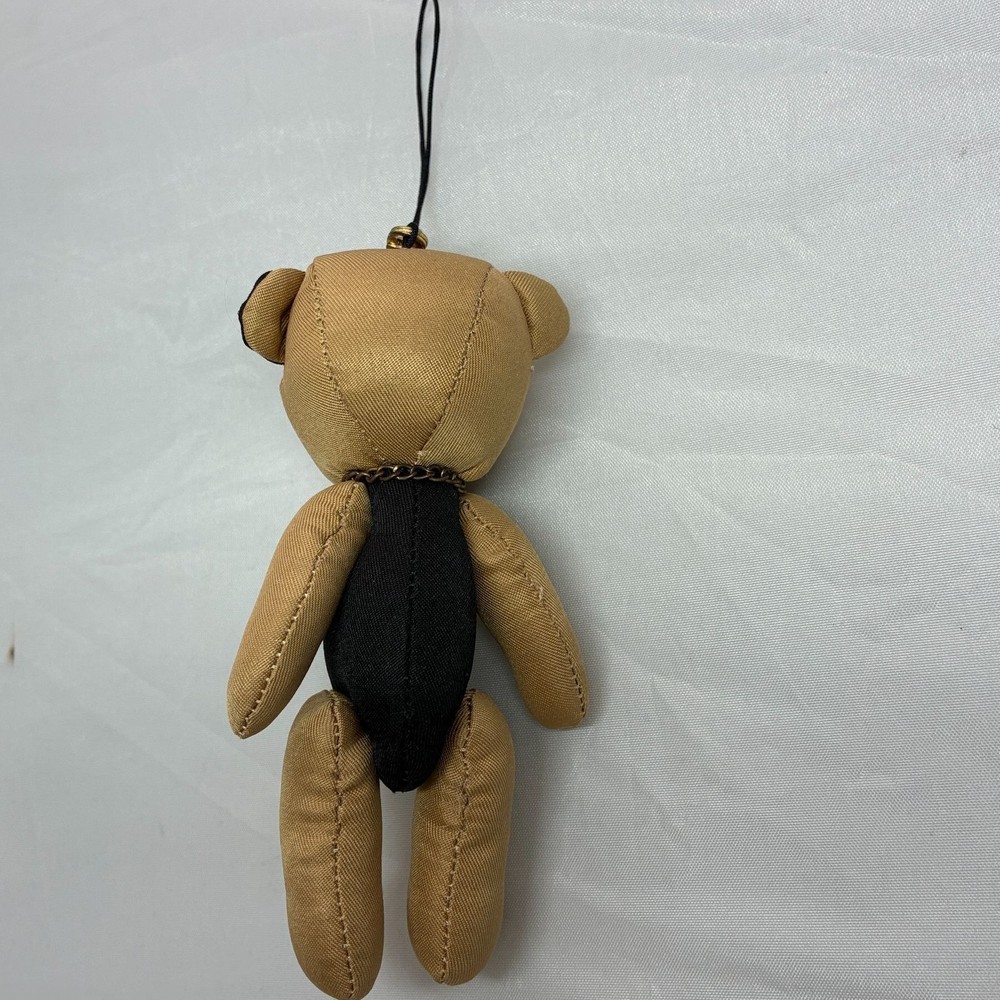 Celine Brown/Black Bear Strap Bag Charm K3
