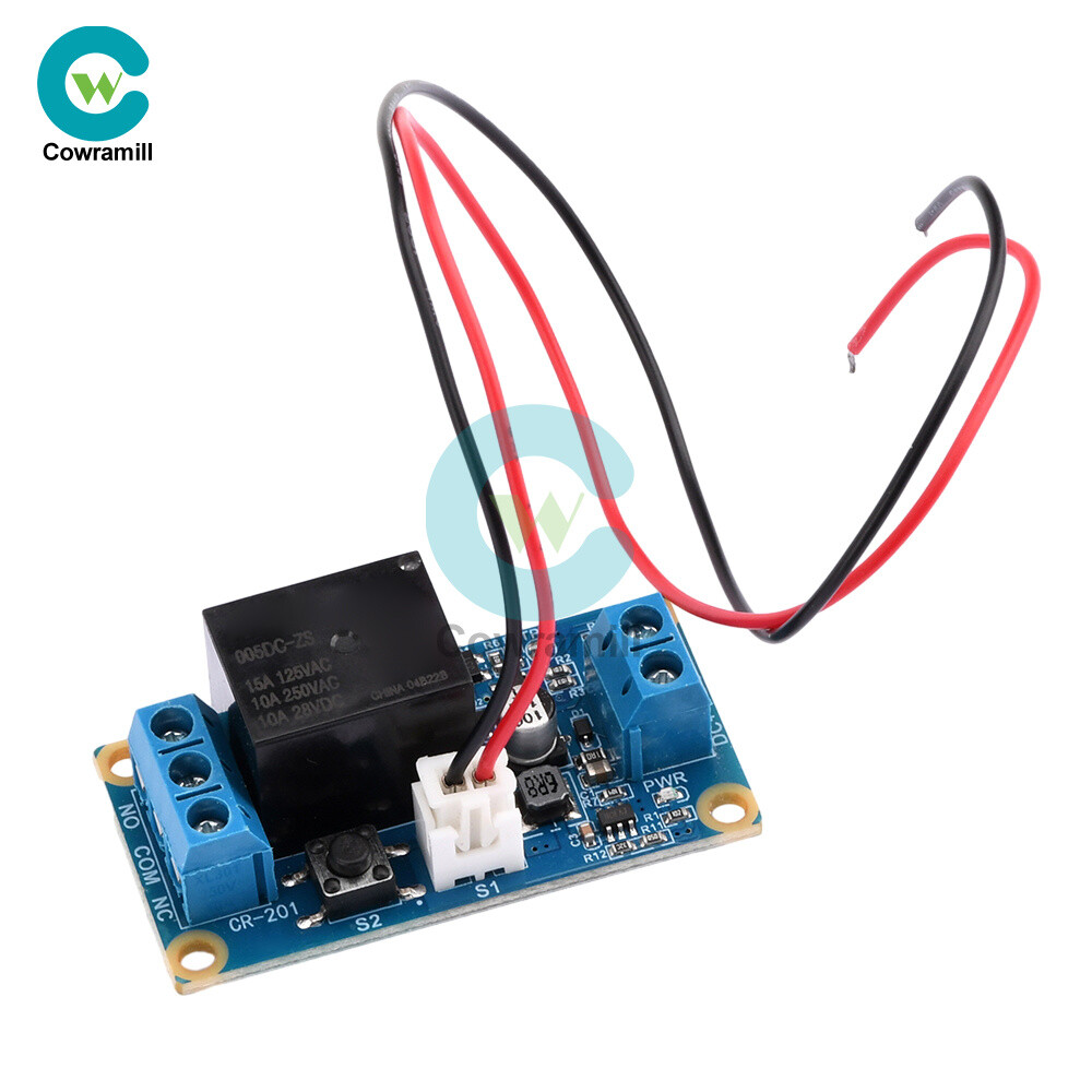DC 5-28V 1 Way Bistable One Key Start Stop Self Locking Trigger Relay Module