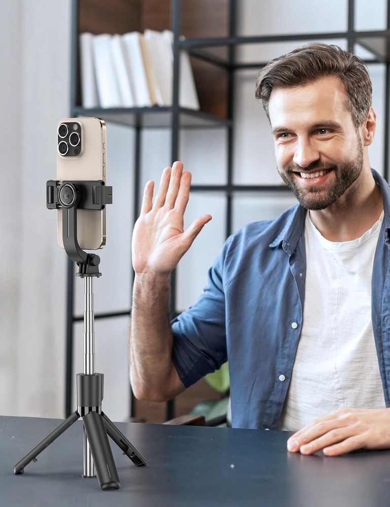 36'' Cell Phone Tripod Remote Stand Selfie Stick Video Recording iPhone/Android