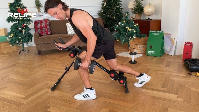 Adjustable Foldable Ab Workout Machine - Strength Training Equipment for Home Gy
