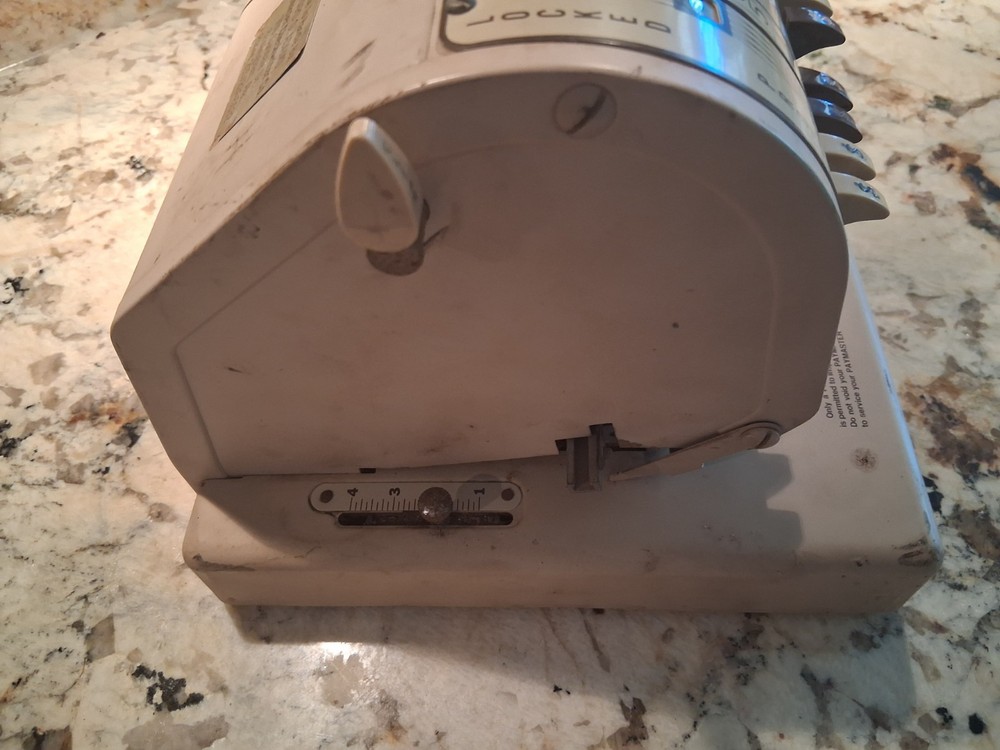 Vintage Authentic Paymaster Check Cutter