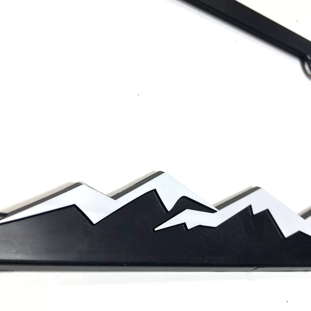 OFF ROAD White-Cap Mountains License Plate Frame Bracket