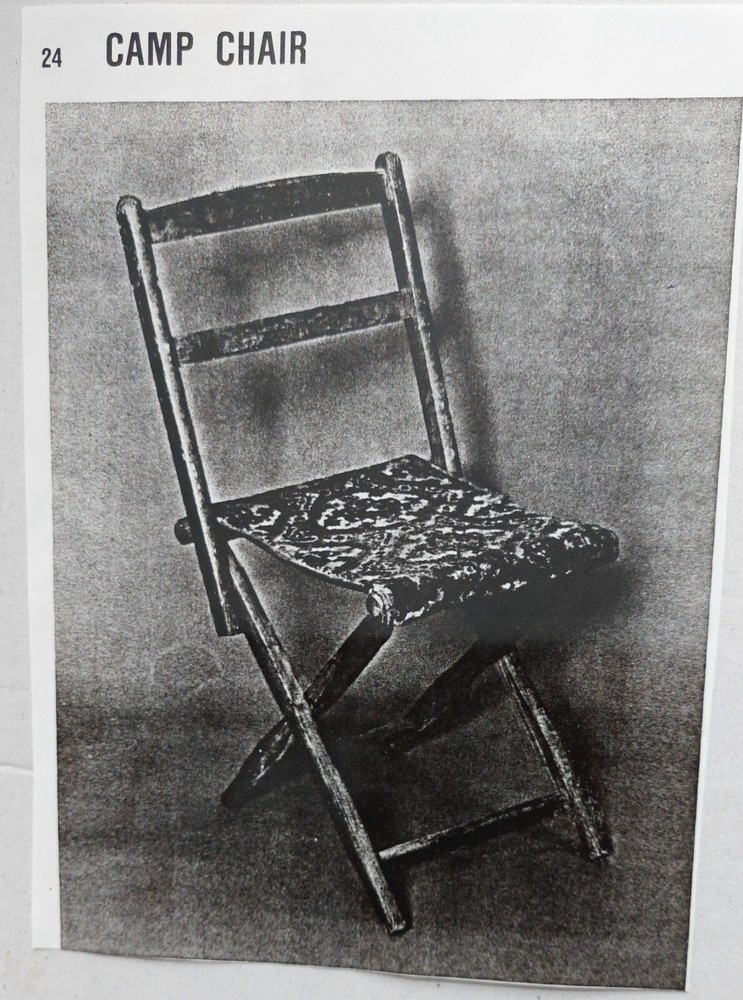 CIVIL WAR ERA FOLDING CHAIR