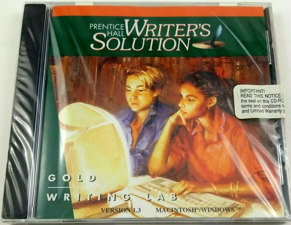 PRENTICE HALL Writer's Solution GOLD WRITING LAB (CD-ROM) New!