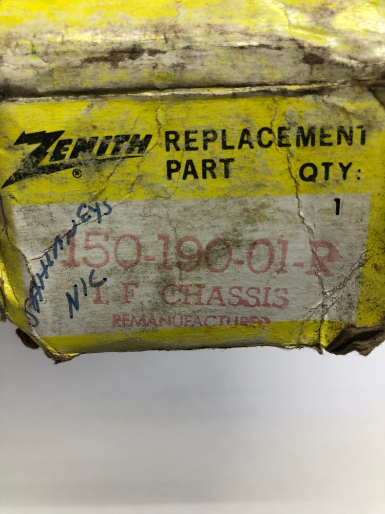 Reman Zenith 150-190-01 R IF Chassis