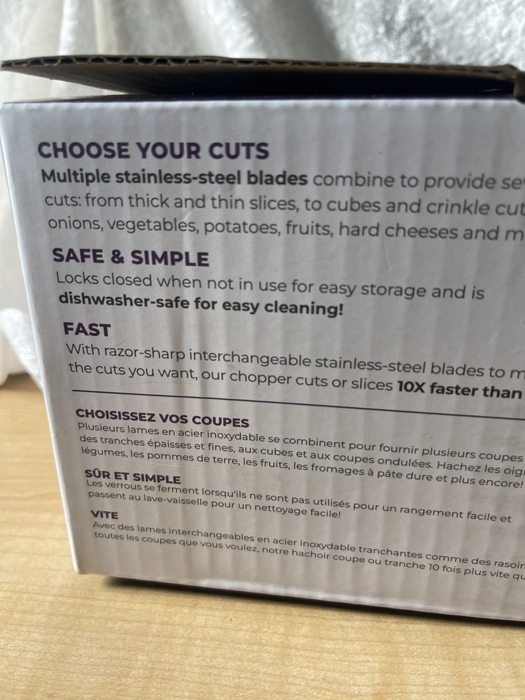 🆕 Bralo Multi-purpose Vegetable Chopper 15 Pieces White