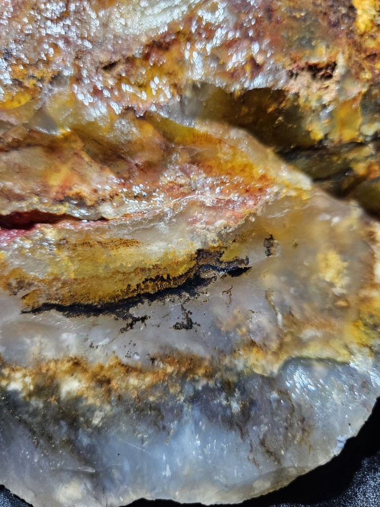 Plume Agate Multicolored Specimen Natural Form (6lbs 11oz)