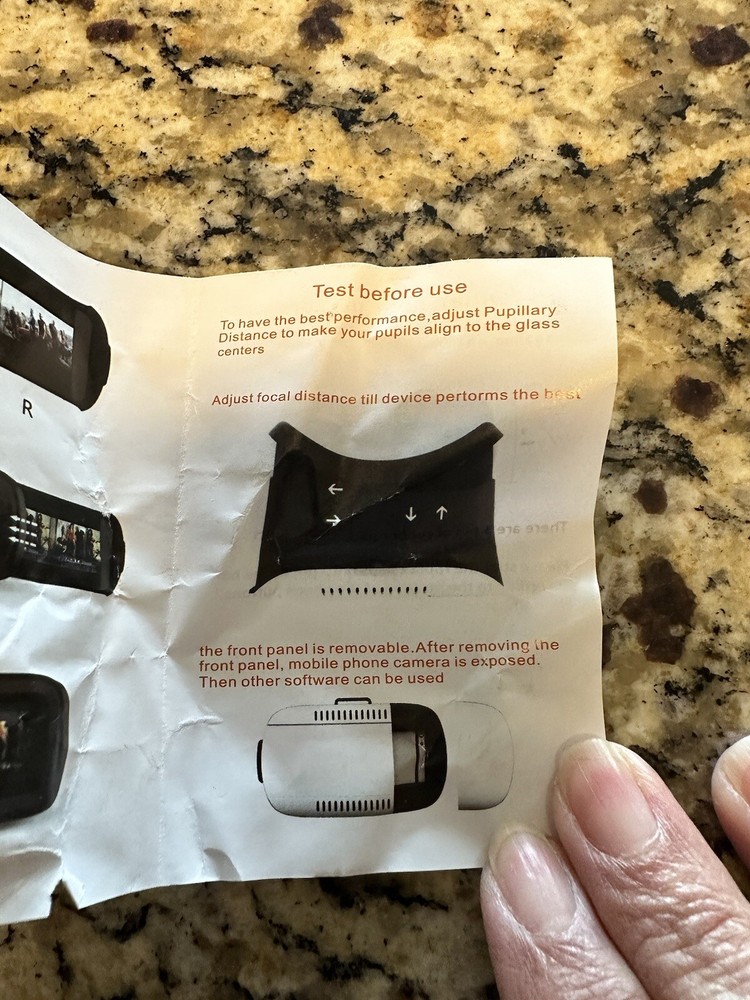 VR OCT 17 3D Glasses Virtual Reality Headset Game Video for iPhone Android IOS