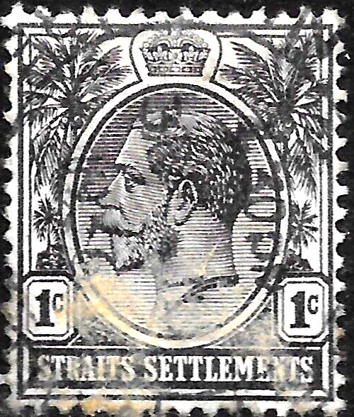1921 Malaya, Straits Settlements  Sc#179 USED