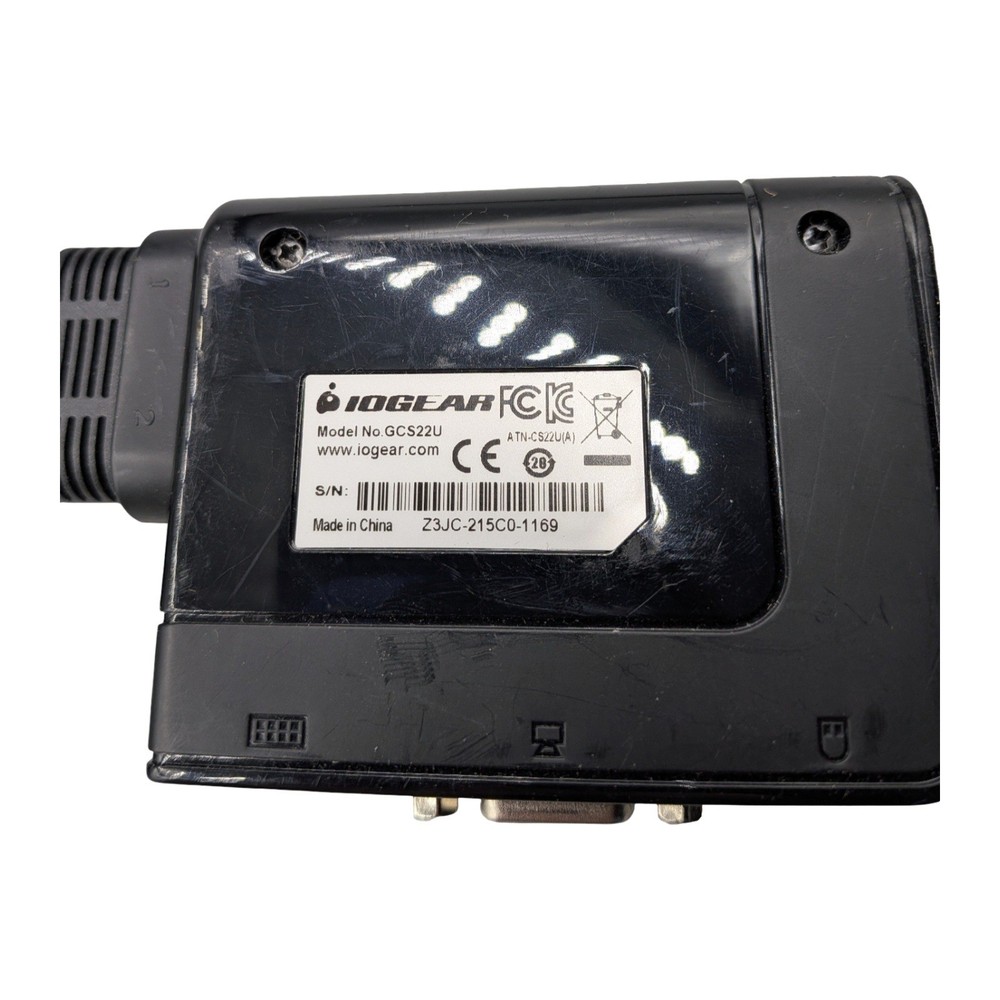 IOGEAR GCS22U 2-Port USB VGA Cable KVM Switch