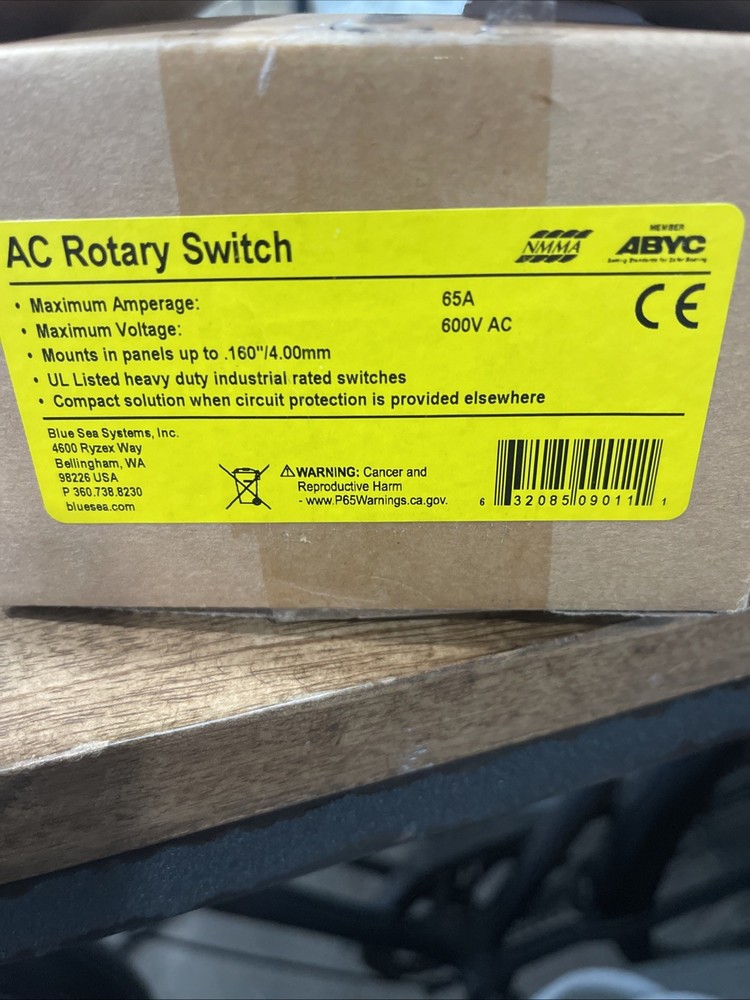 Blue Sea Systems Ac Rotary Switch 2 Positions ￼