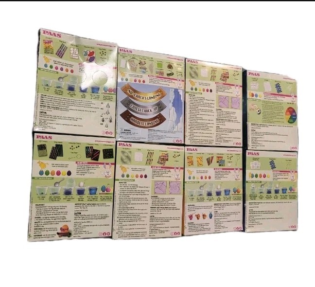 PAAS Easter Egg Decorating Craft & Activity Kits Bundle Of 8
