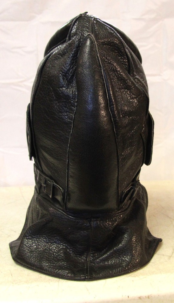 WWII British? leather pilot flight helmet Great condition