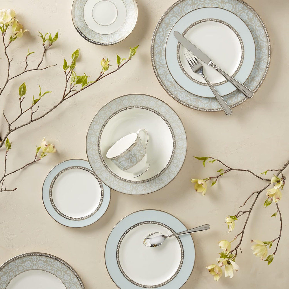 Westmore 5-Piece White Dinnerware Set for Elegant Dining Experience