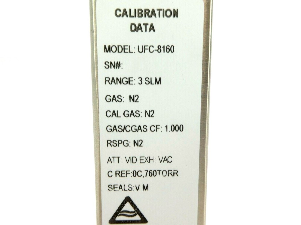 UNIT Instruments UFC-8160 Mass Flow Controller MFC 3 SLM N2 8160 Refurbished