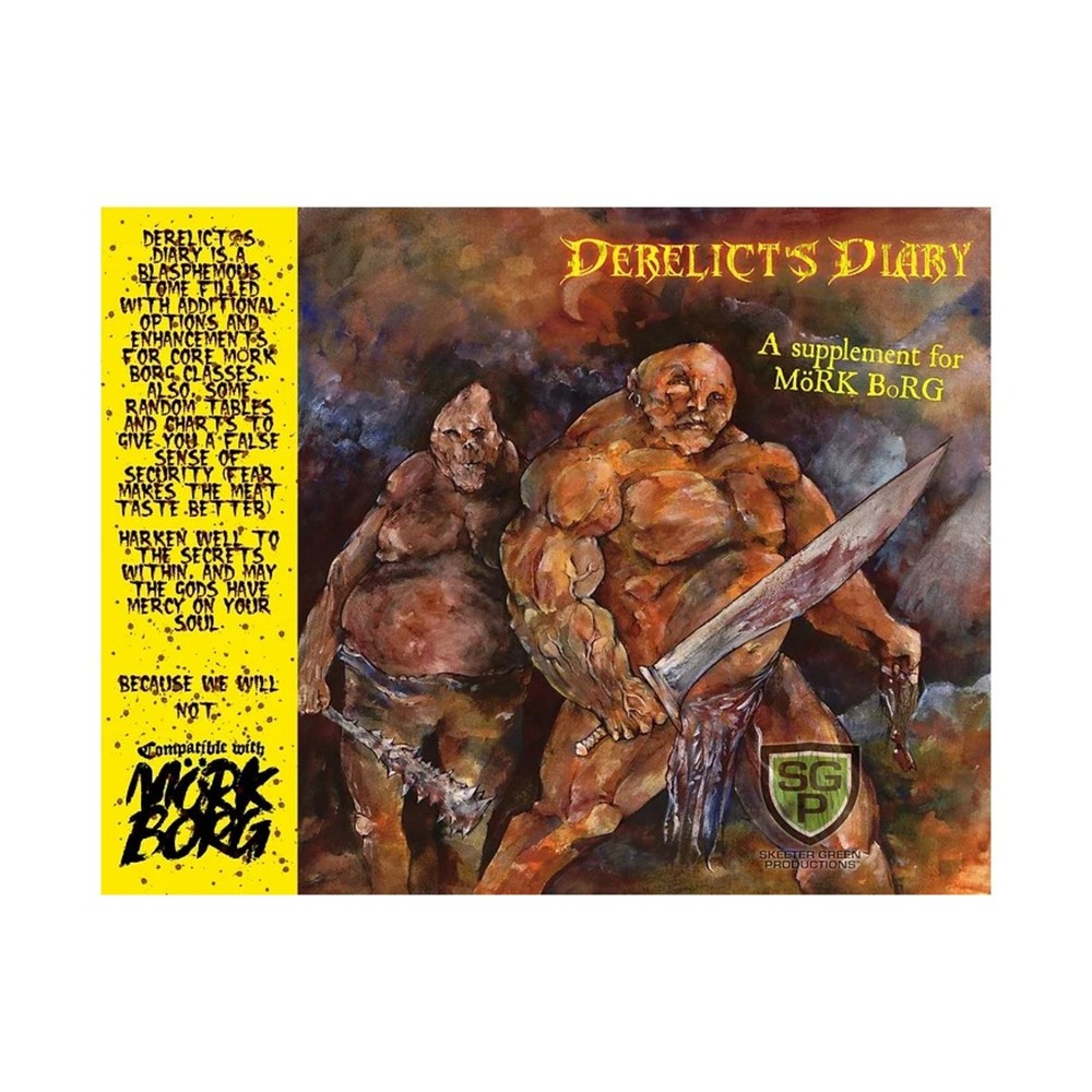 Skeeter Green RPG Derelict's Diary New