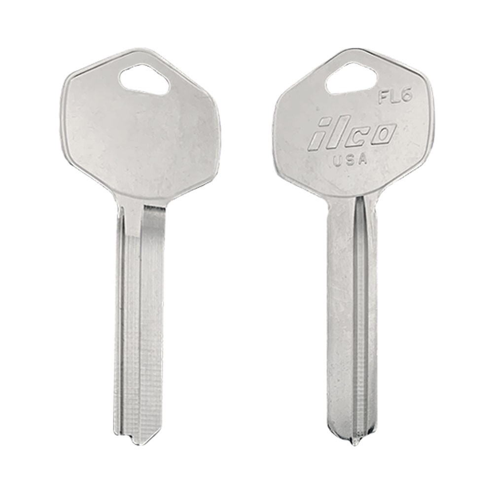 FL6 Key Blank Nickel