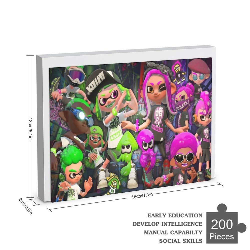Splatoon Jigsaw Puzzle 200 Pieces Birthday Gift