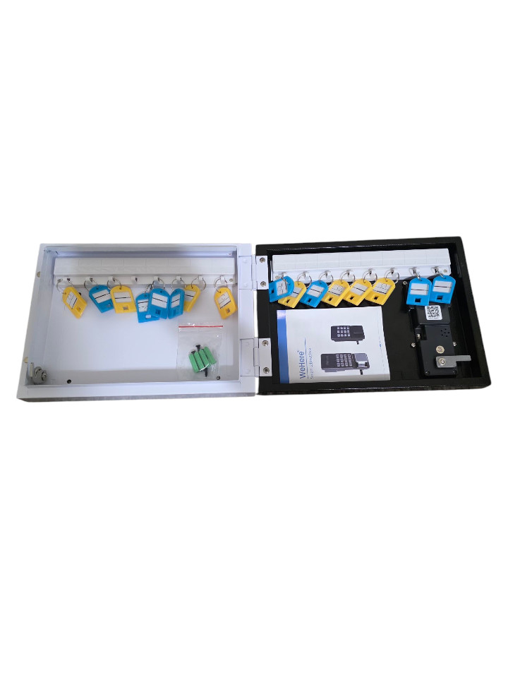 WeHere 16 Key Smart Lock Box Wall Mount, APP Bluetooth/OTP/Wi-Fi/Fixed Code/Key