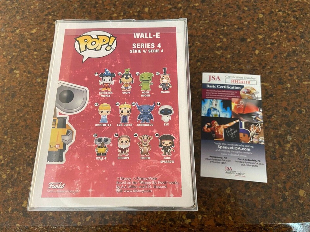 Funko Pop Disney "WALL-E"- #45 Signed- Autographed by Fred Willard- JSA- COA