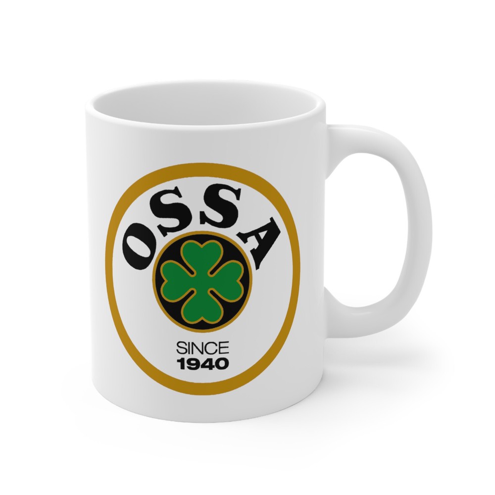 Ossa Motorcycle Logo 11oz Coffee Tea White Mug