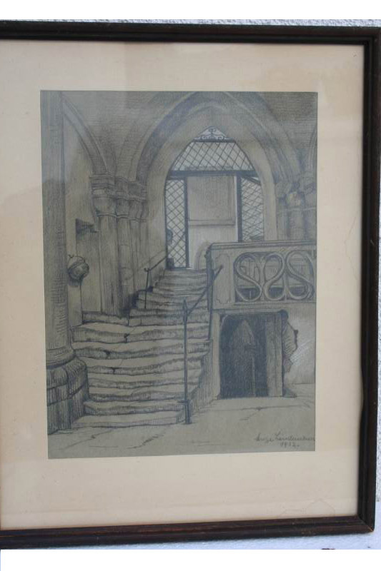 Lindemann - Gothic staircase, 1912